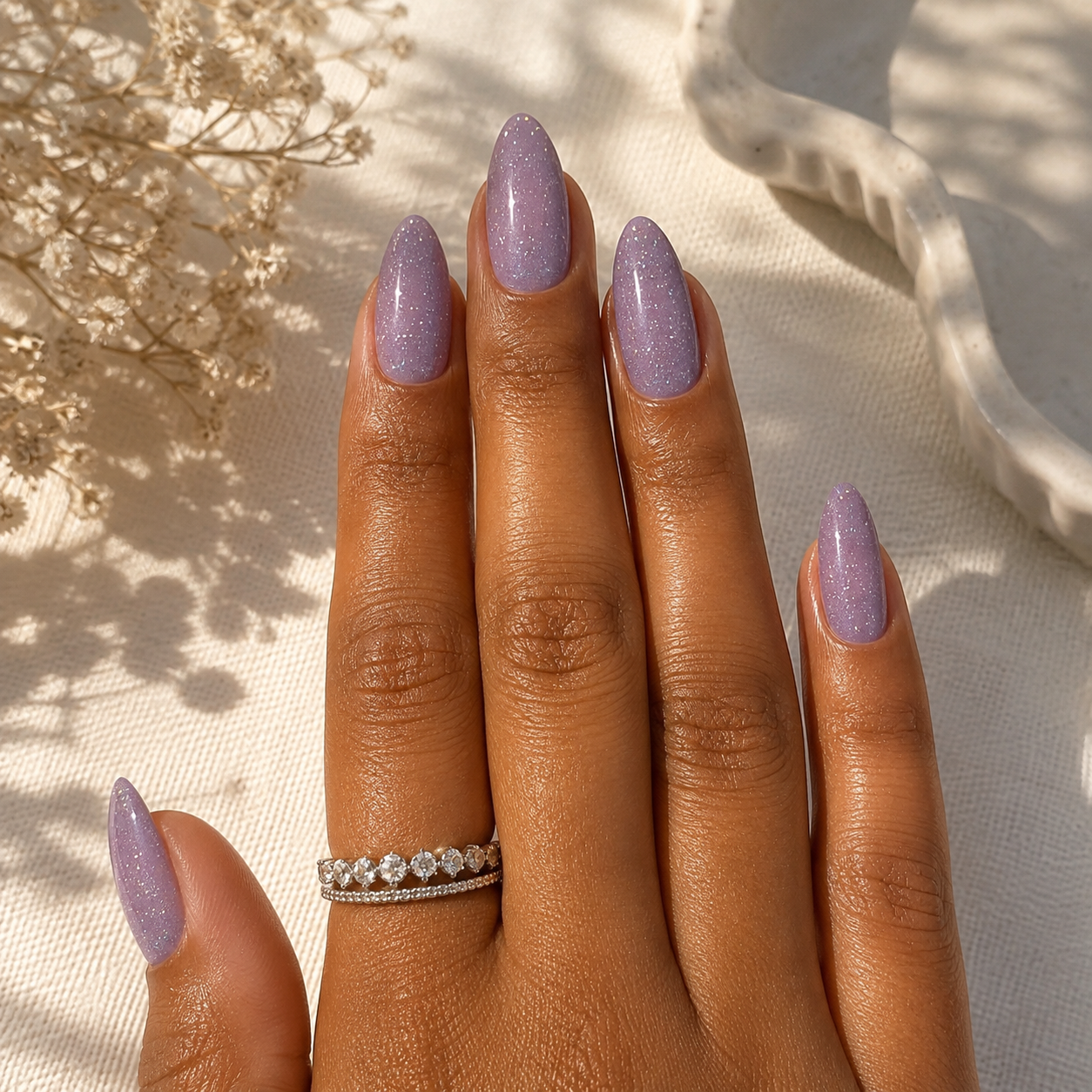 Press On Nails - "Dusty Lilac"