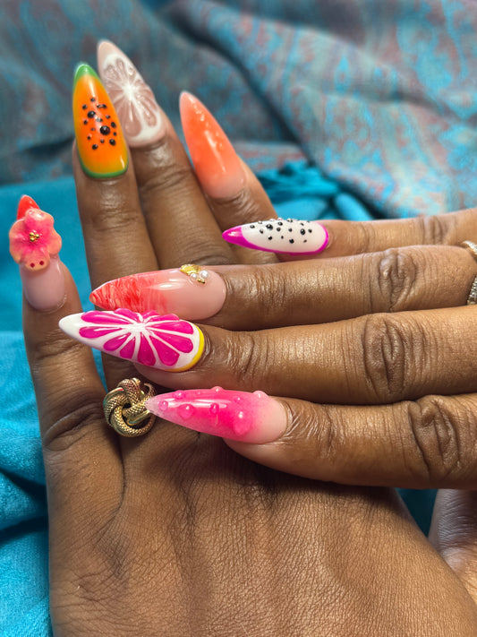 Press On Nails - "Fruity "