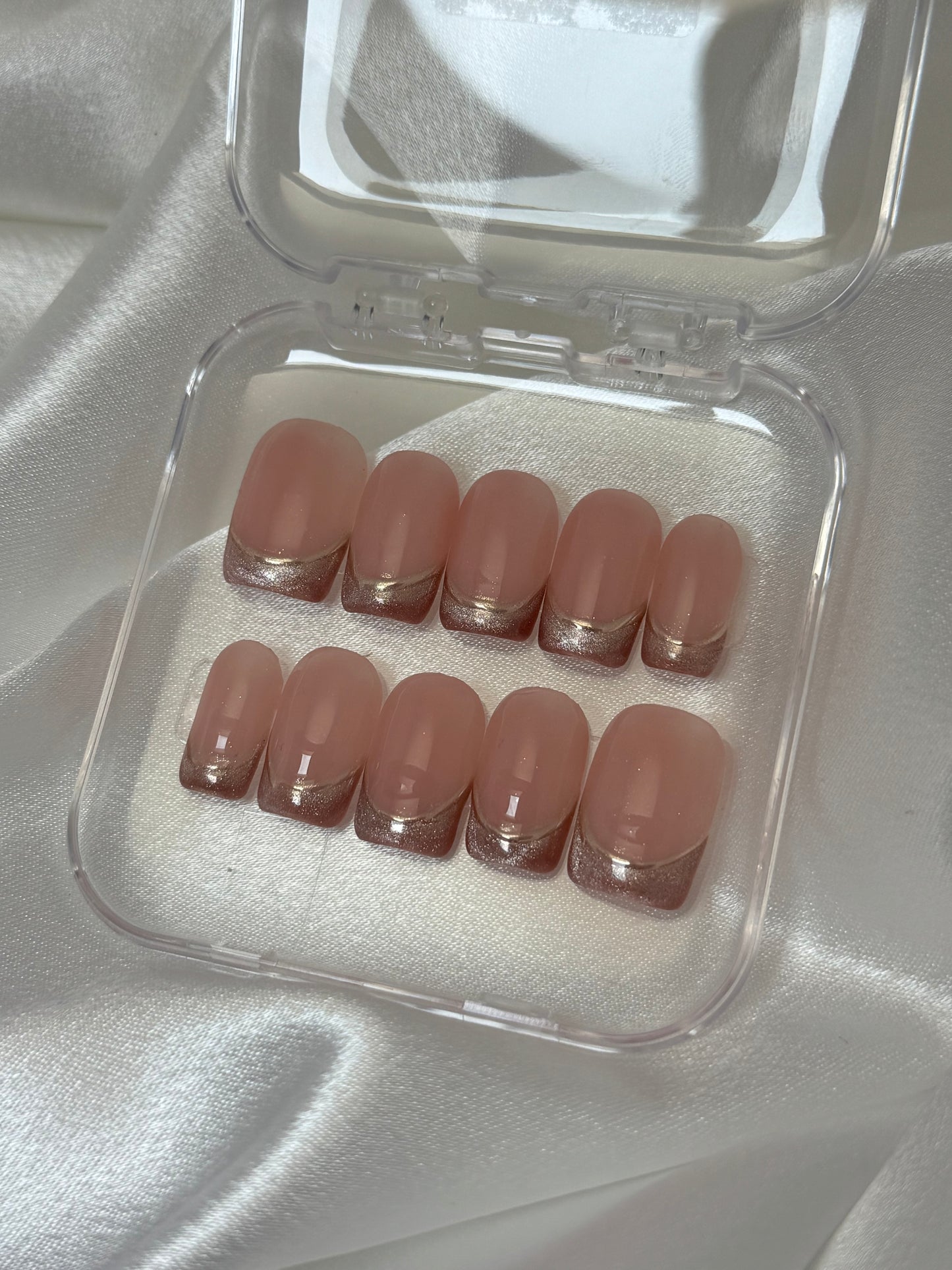 Press-On Nails - "Toffee"