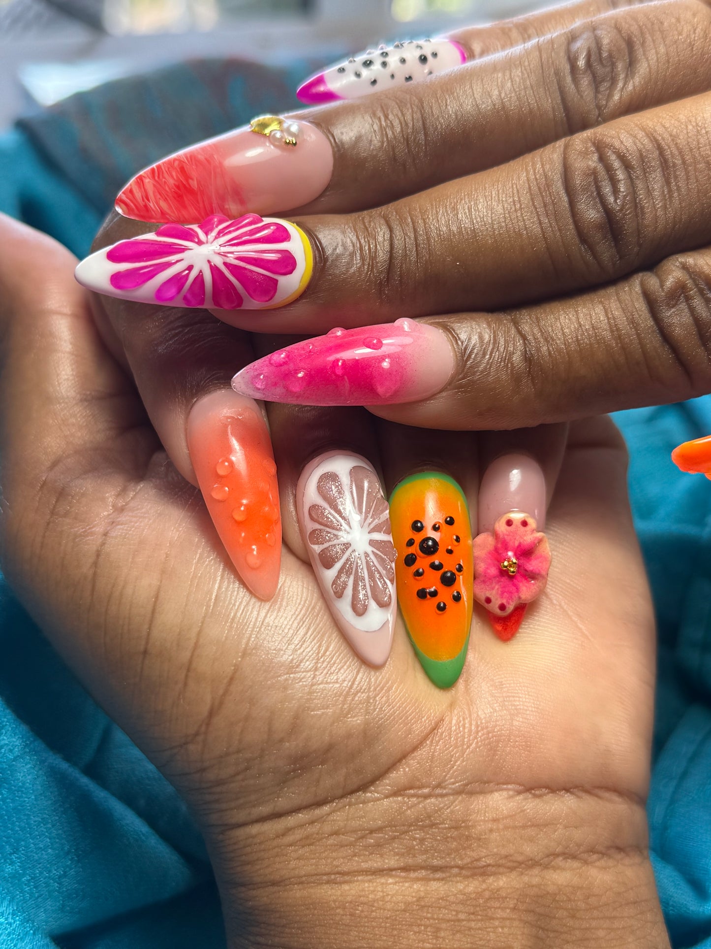Press On Nails - "Fruity "