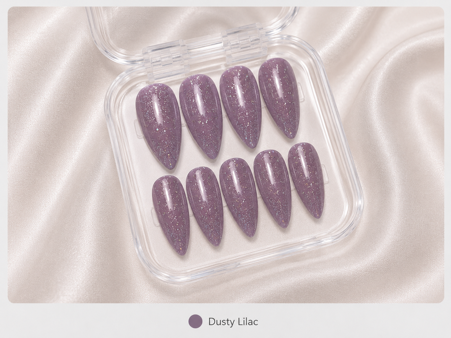 Press On Nails - "Dusty Lilac"