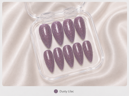 Press On Nails - "Dusty Lilac"