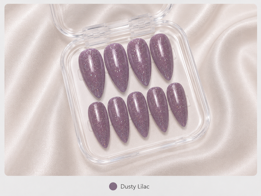 Press On Nails - "Dusty Lilac"