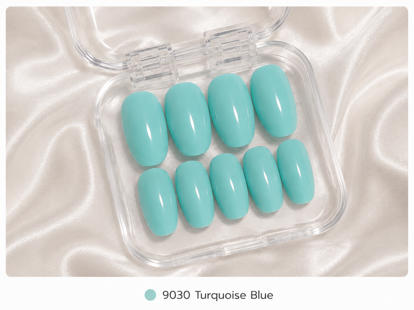 Press On Nails - "Turquoise Blue"