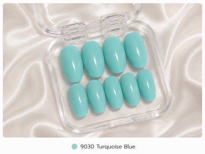 Press On Nails - "Turquoise Blue"
