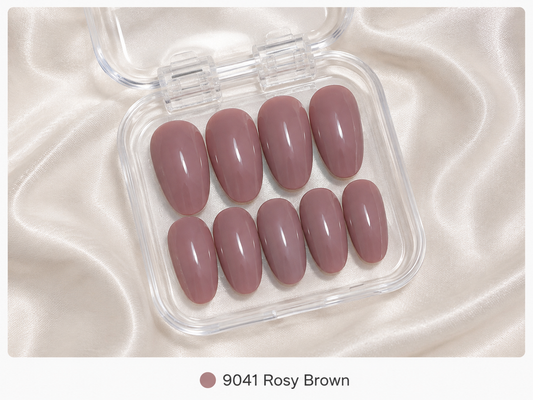 Press On Nails - "Rosy Brown "