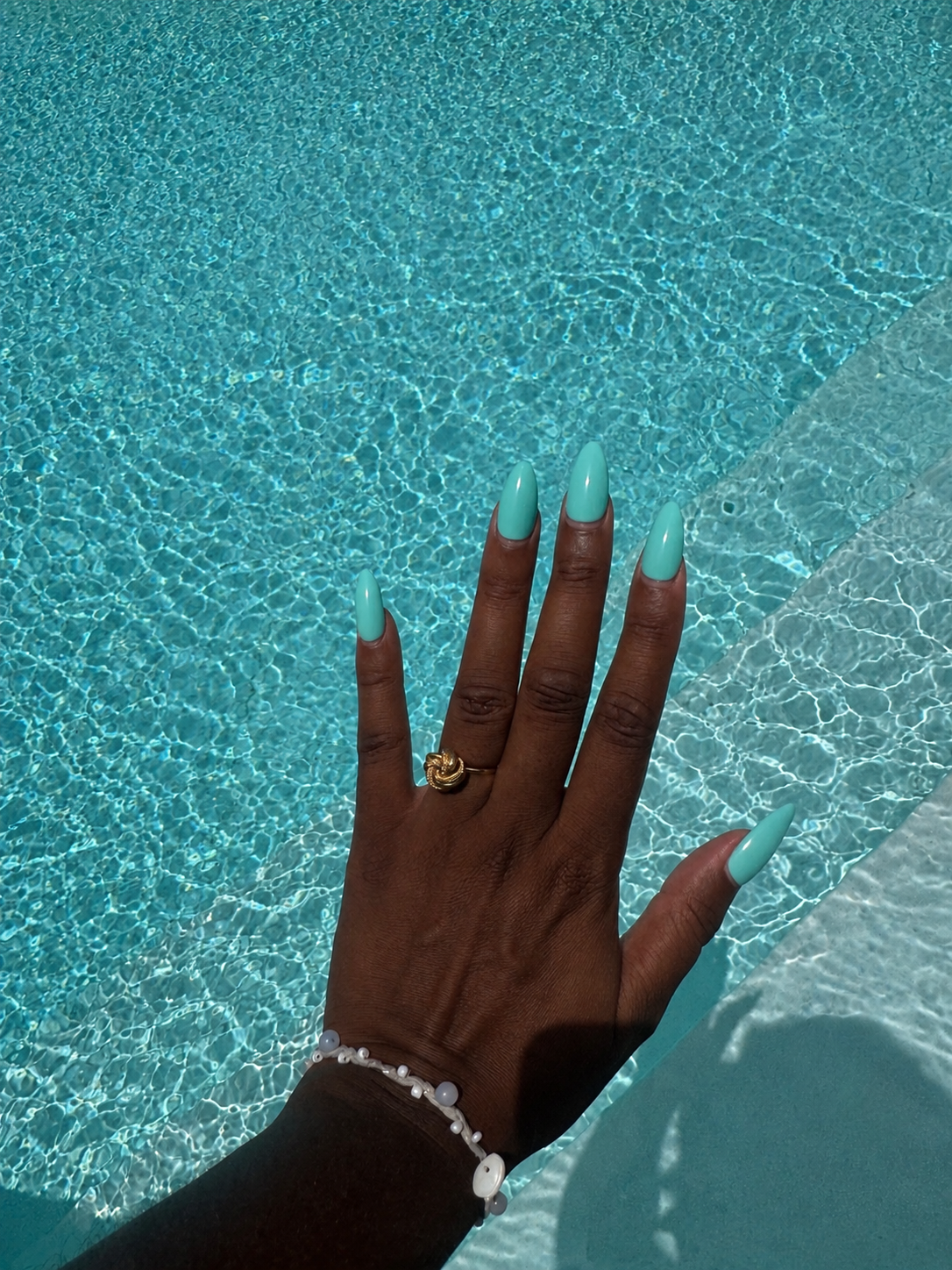 Press On Nails - "Turquoise Blue"