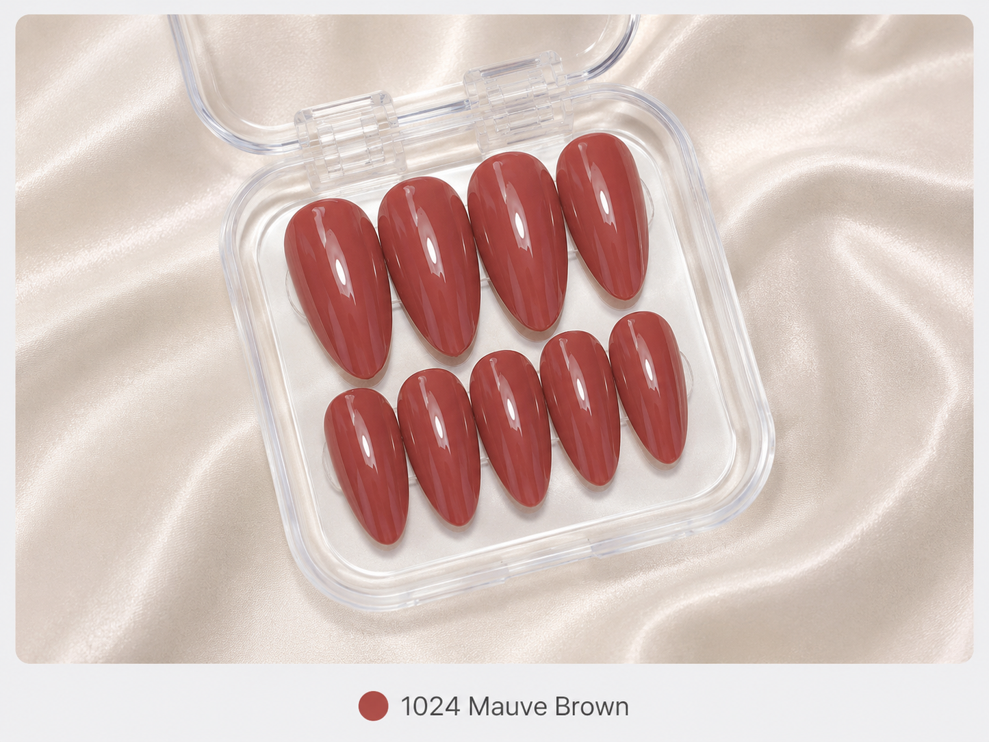 Press On Nails - "Mauve Brown"