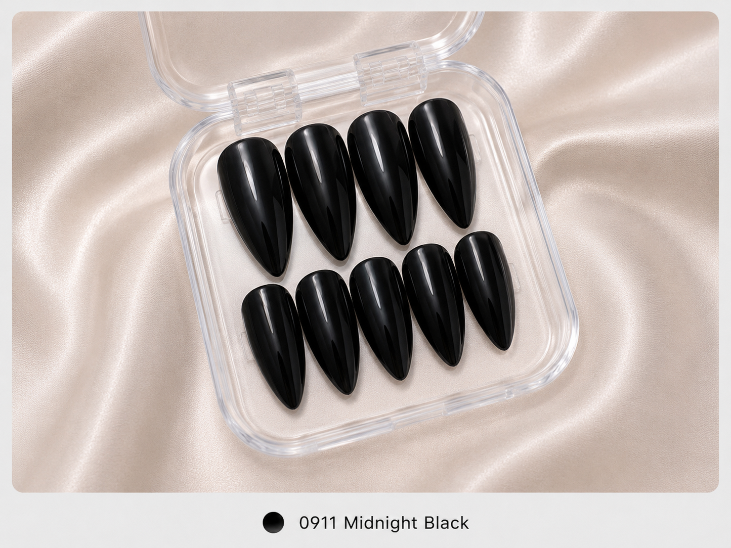 Press On Nails - "Midnight Black"