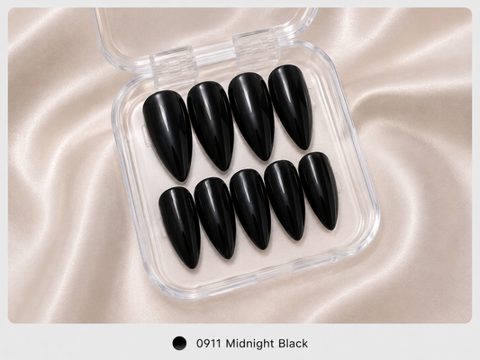 Press On Nails - "Midnight Black"
