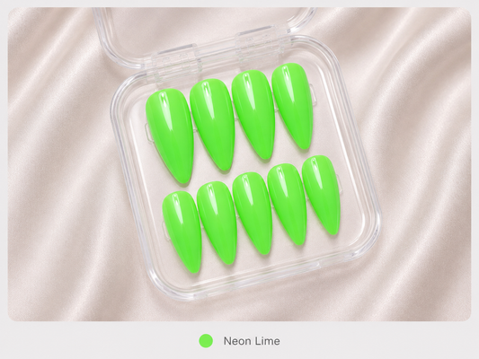 Press On Nails - "Neon Lime"
