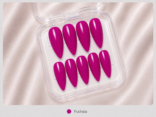Press On Nails - "Fuschia"