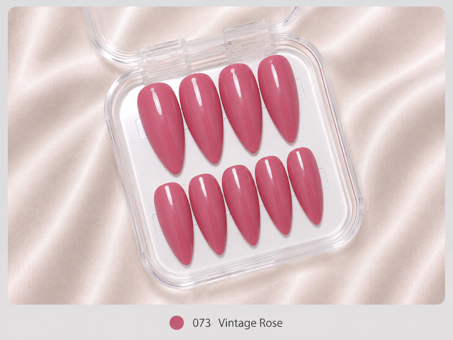 Press On Nails - "Vintage Rose"