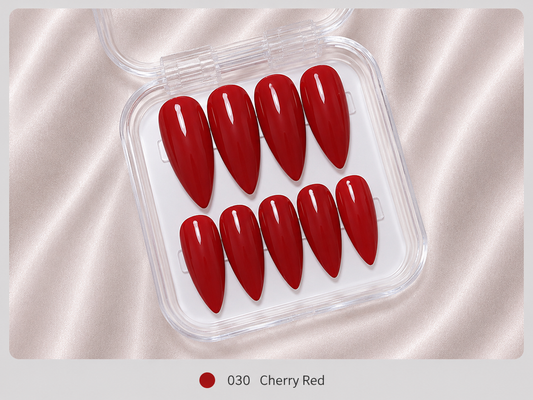 Press On Nails - "Cherry Red"