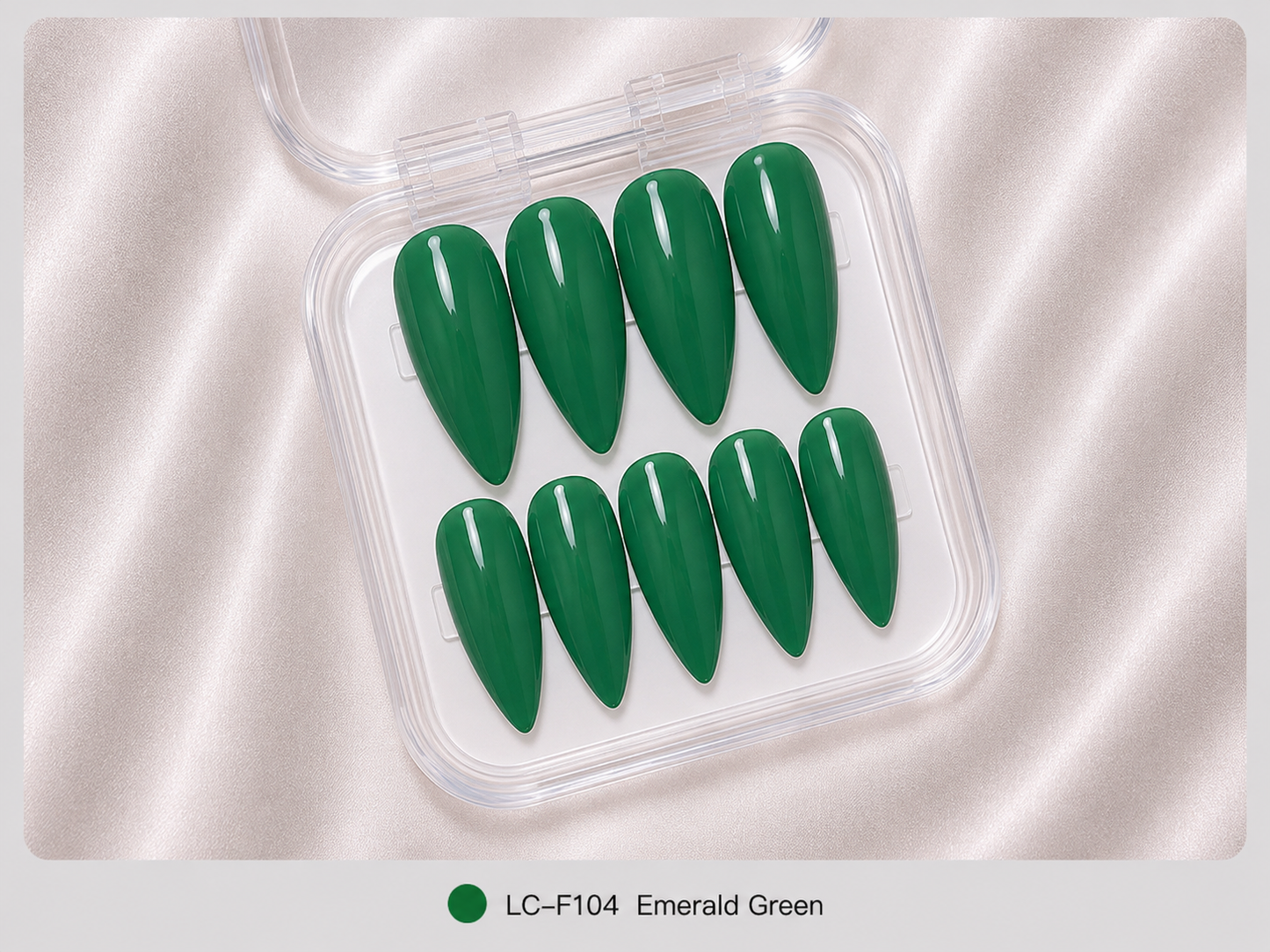 Press On Nails - "Emerald Green"