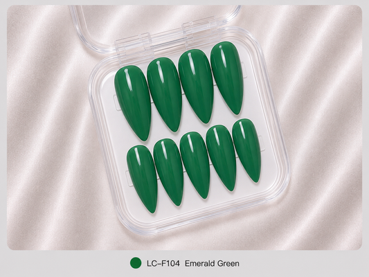 Press On Nails - "Emerald Green"