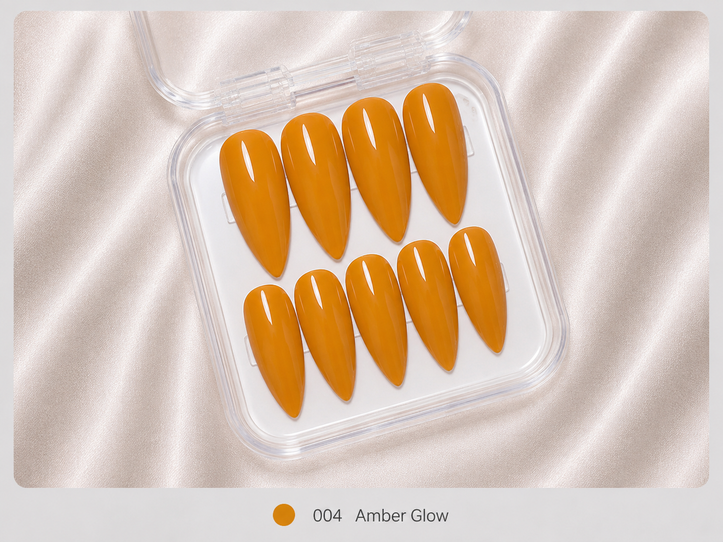 Press On Nails - "Amber Glow"