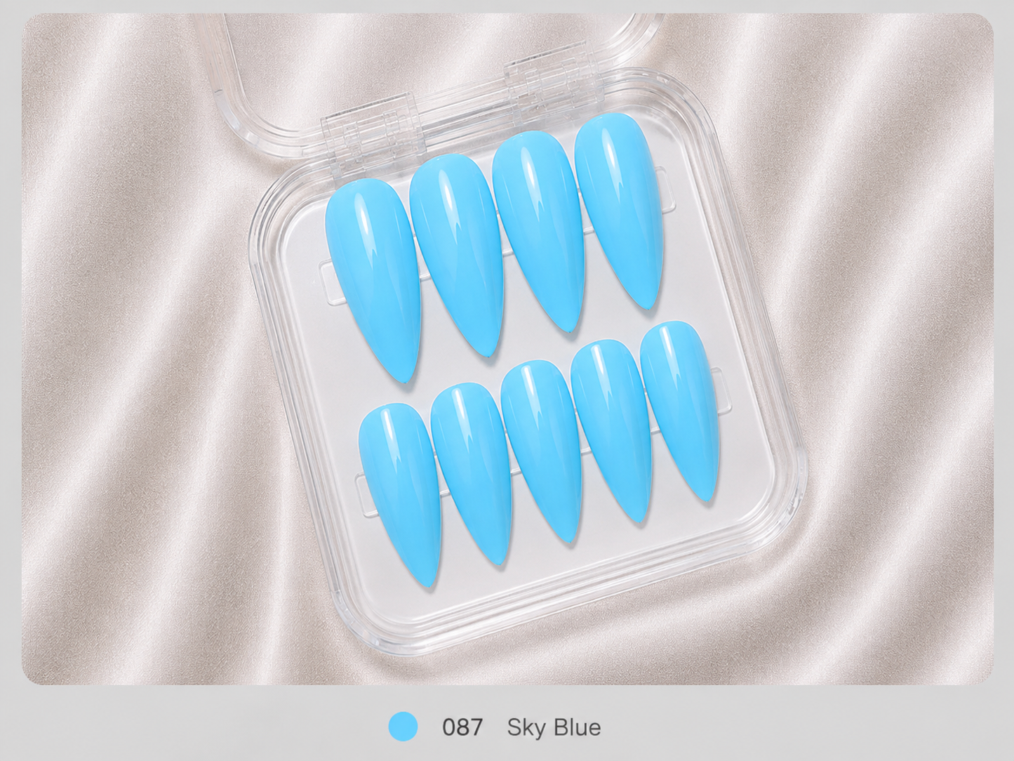 Press On Nails - "Sky Blue"