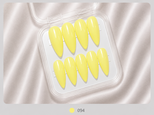Press On Nails - "Light Yellow"