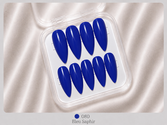 Press On Nails - "Bleu Saphir"