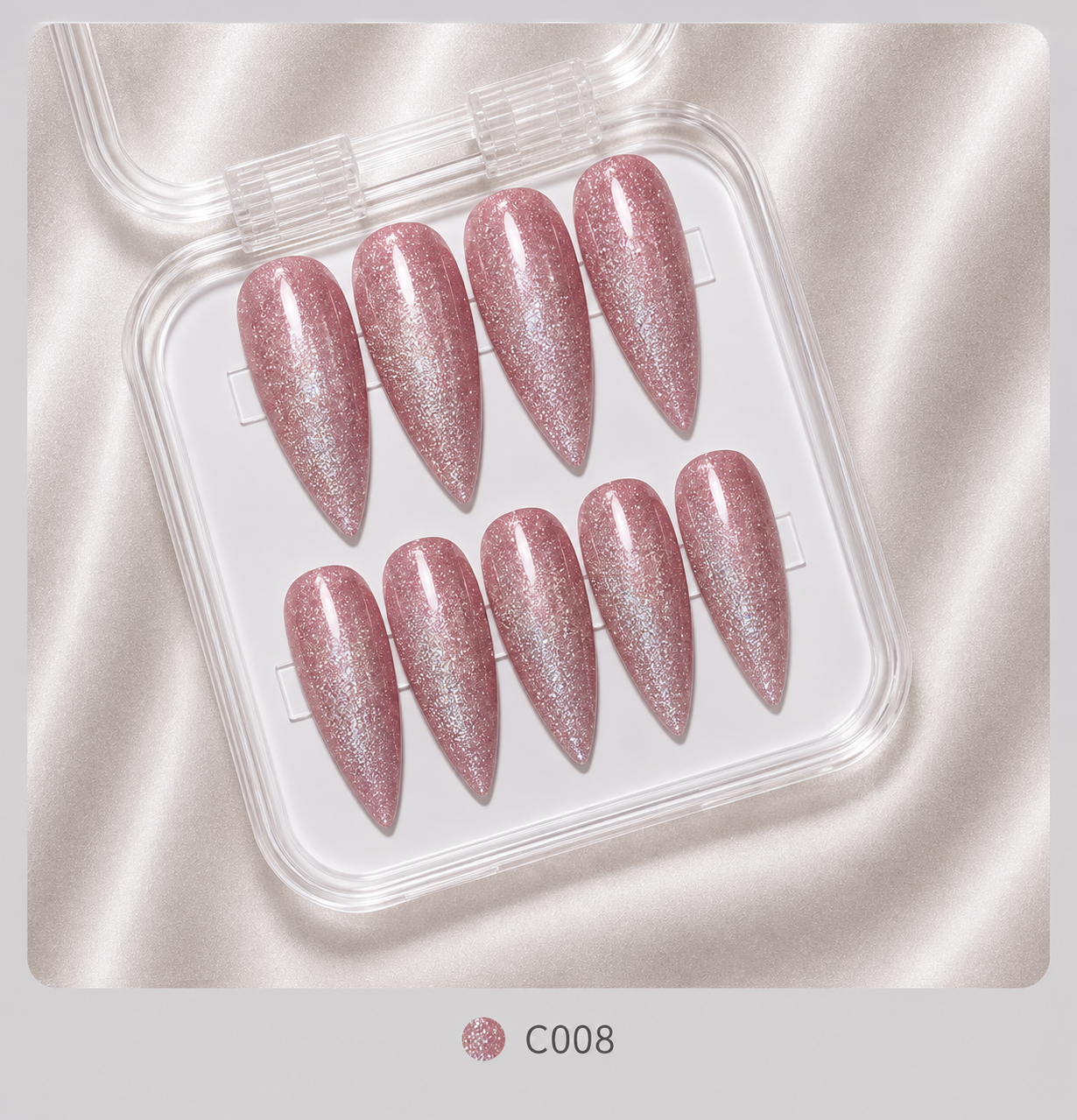 Press On Nails - "Light Glitter"