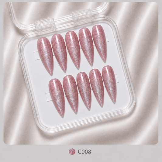 Press On Nails - "Light Glitter"