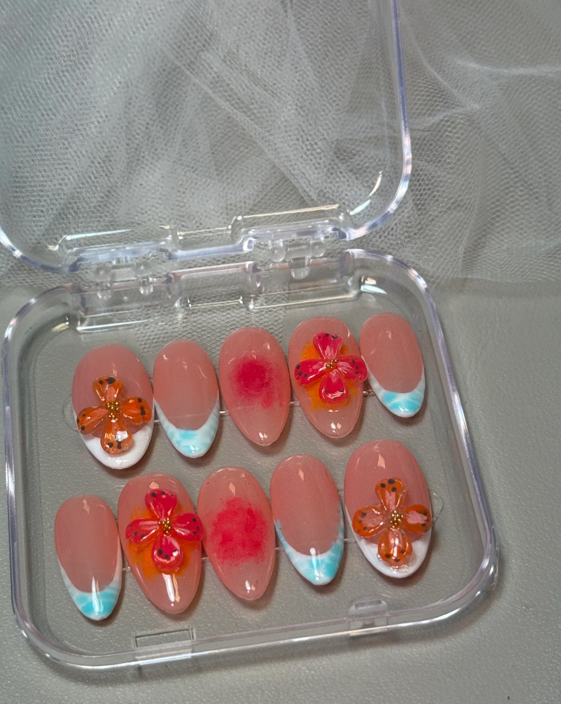 Press-On Nails - "Toffee"